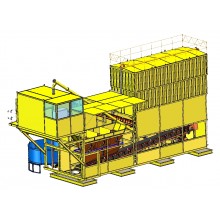 HZS60可折叠模块式混凝土搅拌站